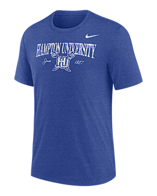 Мужская футболка Nike College (Hampton University) Tri-Blend Short-Sleeve