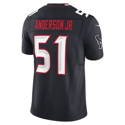 Jersey de fútbol americano Nike Dri-FIT de la NFL Limited para hombre Will Anderson Jr. Houston Texans