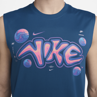 T-shirt da basket senza maniche Dri-FIT Nike – Uomo