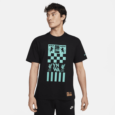 レブロン x リバプール FC メンズ ナイキ マックス90 サッカー Tシャツ