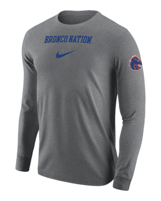 Мужская футболка Boise State Nike College Long-Sleeve