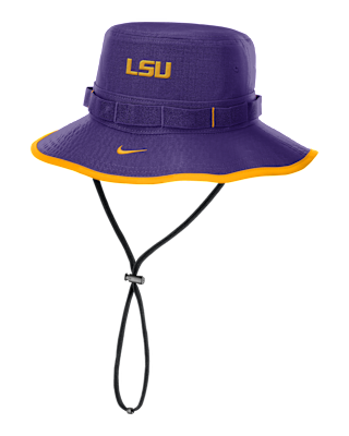 Мужские  LSU Tigers On-Field Apex Boonie Nike Dri-FIT College Bucket Hat