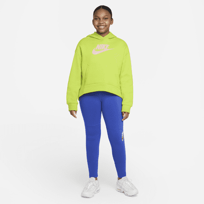 Nike Sportswear Essential Big Kids' (Girls') Graphic Leggings (Extended ...