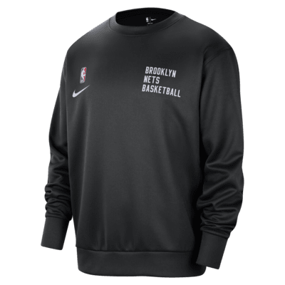 Brooklyn Nets Spotlight Men's Nike Dri-FIT NBA Crew-Neck Sweatshirt