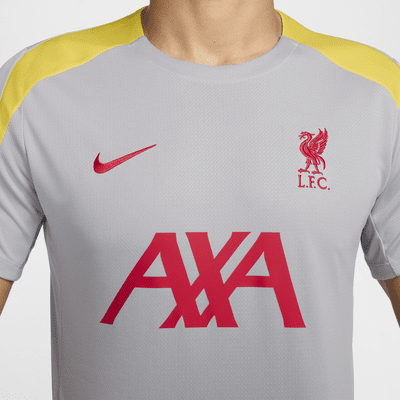 Męska dzianinowa koszulka piłkarska z krótkim rękawem Nike Dri-FIT Liverpool F.C. Strike (wersja trzecia)