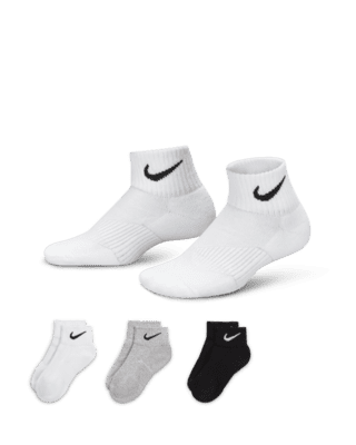 nike 3 pack performance socks junior