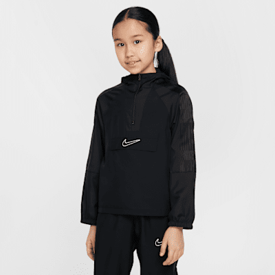 Nike Academy Older Kids' 1/2-Zip Hooded Football Tracksuit Jacket