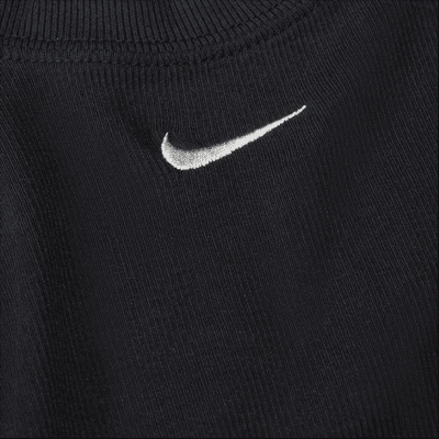 Nike Sportswear Chill Knit Women's Tight Scoop-Back Long-Sleeve Mini-Rib Top