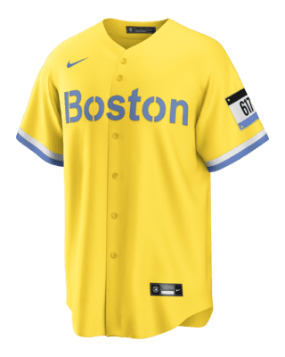 Nike Youth Nike Trevor Story Gold Boston Red Sox City Connect