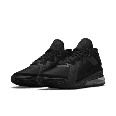 black lebron 18 low