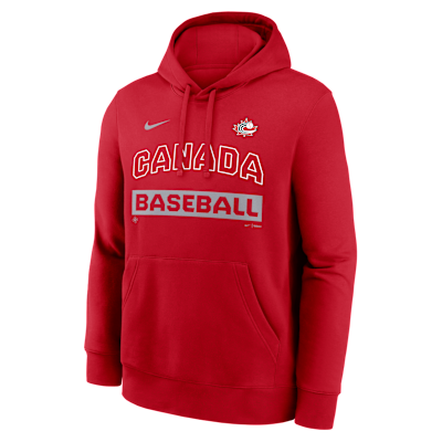 Canada National Baseball Team 2026 World Baseball Classic Club Men's Nike Pullover Hoodie