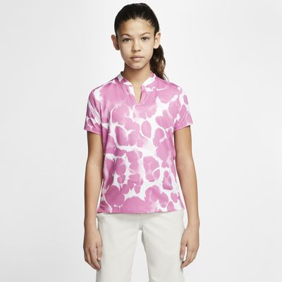 girls dri fit polo