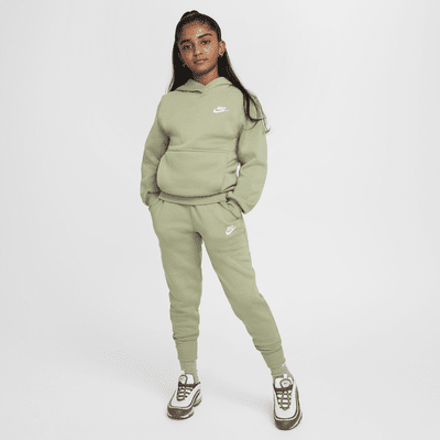 Nike Sportswear Club Fleece Older Kids' (Girls') High-Waisted Fitted Trousers