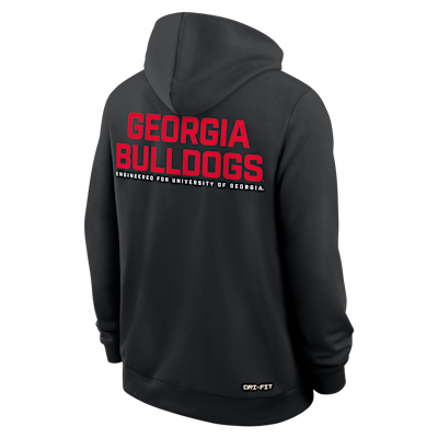 Georgia Sideline Men's Nike Dri-FIT College Full-Zip Hoodie