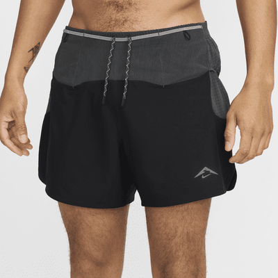 Short de running avec sous-short intégré 13 cm Dri-FIT ADV Nike Trail Second Sunrise pour homme