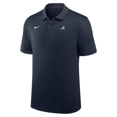 Atlanta Braves Authentic Collection Striped Victory Men's Nike Dri-FIT MLB Polo from Nike - $75