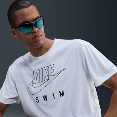 Nike Swim Swoosh Hydroguard Men's Short-Sleeve Top