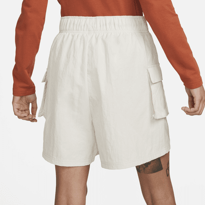 Shorts de tiro alto de tejido Woven para mujer Nike Sportswear Essential