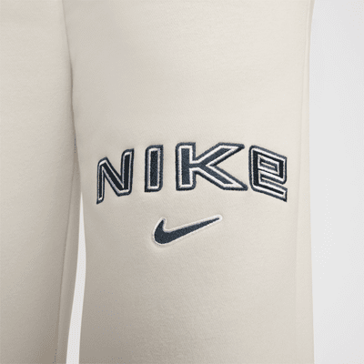 Nike Sportswear Phoenix Fleece Women's High-Waisted Wide-Leg Logo Trousers