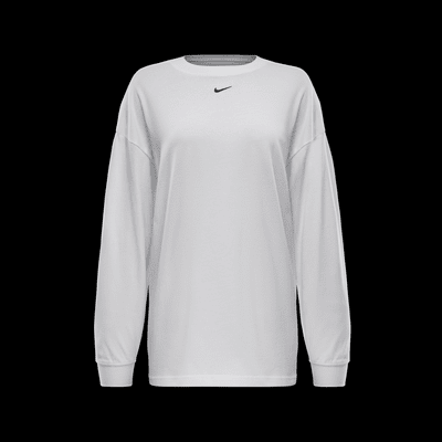 Playera de manga larga oversized para mujer Nike Sportswear Essential