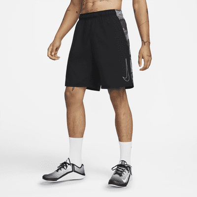 nike training shorts in grey