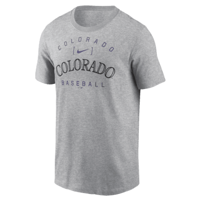 Мужская футболка Colorado Rockies Home Team Athletic Arch