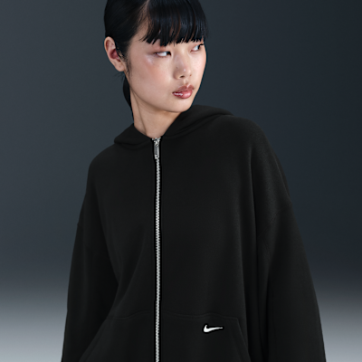 Felpa con cappuccio e zip a tutta lunghezza in fleece Nike Sportswear - Donna