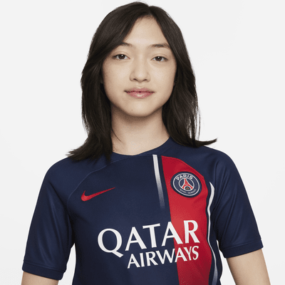 Jersey de fútbol Nike Dri-FIT del Paris Saint-Germain local 2023/24 Stadium para niños talla grande