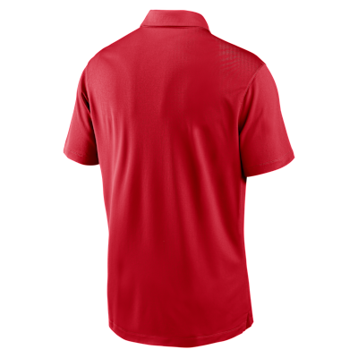 Polo Nike Dri-FIT de la MLB para hombre de los Cincinnati Reds Vapor Polo a rayas