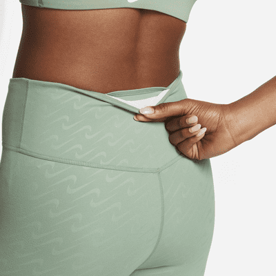 Leggings estampados de 7/8 de tiro medio para mujer Nike One Icon Clash