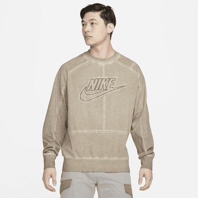 beige nike crew neck