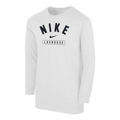 Playera de manga larga para niño talla grande Nike Lacrosse. Nike.com