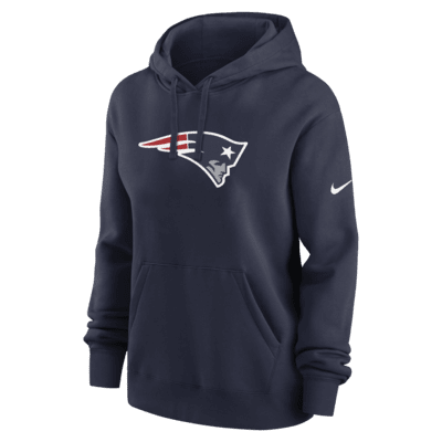 Sudadera con gorro sin cierre Nike de la NFL para mujer New England Patriots Club