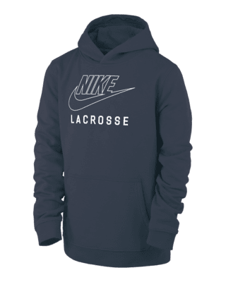 Подростковое худи Nike Swoosh Club Fleece Big Kids' Lacrosse Pullover Hoodie