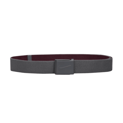 Men's Nike Black & White Stitched Reversible Leather Belt