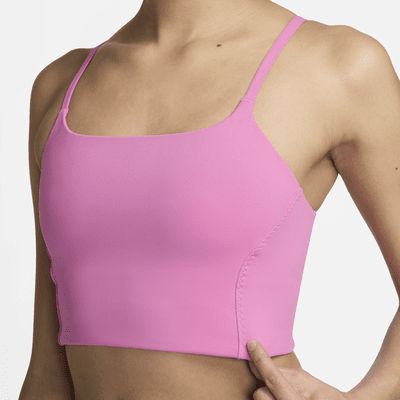 Bra deportivo de baja sujeción de talle largo con forro ligero para mujer Nike One Convertible