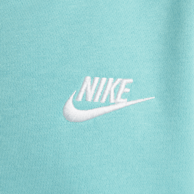 Sudadera con gorro de cierre completo para niños talla grande Nike Sportswear Club Fleece