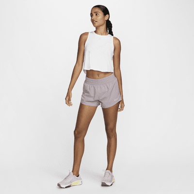 Nike One Women's Dri-FIT Mid-Rise 3" Brief-Lined Shorts