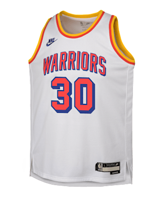 Подростковые джерси Stephen Curry Golden State Warriors 2024/25 Hardwood Classics Big Kids' Nike NBA Swingman Jersey