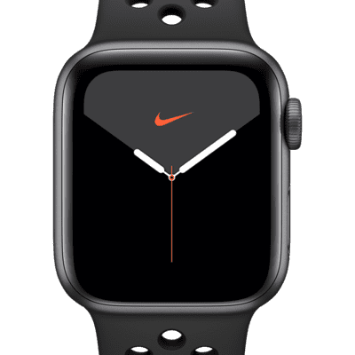 Apple Watch Nike Series 5 (GPS) met sportbandje van Nike OpenBox — Kast van Anthracite aluminium (44 mm). Nike NL