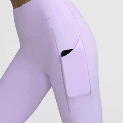 Nike Universa leggings i 7/8 lengde med middels støtte, høyt liv og lommer til dame