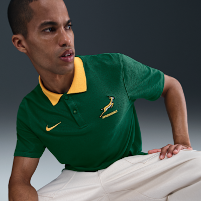 Springboks Polo de rugby Nike de piqué - Hombre