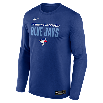 Toronto Blue Jays Authentic Collection Team Issue Men's Nike Dri-FIT MLB Long-Sleeve T-Shirt