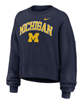 Женские  Michigan Phoenix Arch Nike College Pullover Crew