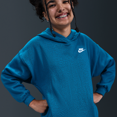 Nike Sportswear Club Fleece Big Kids' Oversized Pullover Hoodie