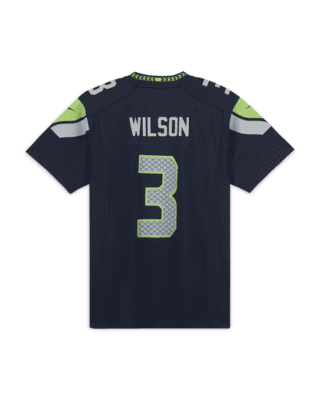 Nike Men's Russell Wilson Seattle Seahawks Game Jersey - White