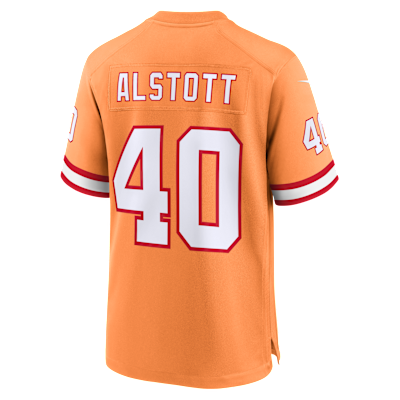 Mike Alstott Tampa Bay Buccaneers 50th Anniversary Men's Nike NFL Game Jersey