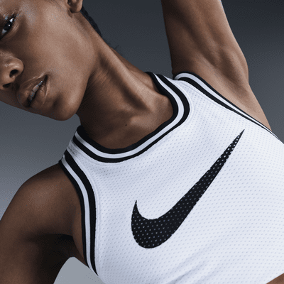 Bra deportivo de tejido de jersey de sujeción ligera con almohadillas para mujer Nike