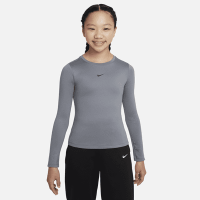 Nike One Big Kids' Therma-FIT Long-Sleeve Training Top