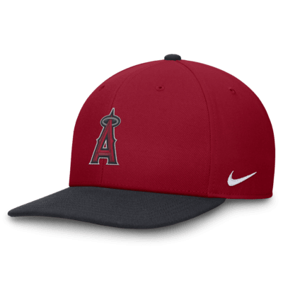 Gorra Nike Dri-FIT de la MLB ajustable para hombre Los Angeles Angels Evergreen Pro